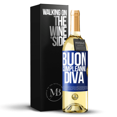 «Buon compleanno Diva» Edizione WHITE