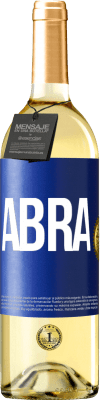 29,95 € Envio grátis | Vinho branco Edição WHITE Abra Etiqueta Azul. Etiqueta personalizável Vinho jovem Colheita 2023 Verdejo