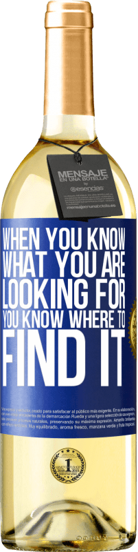 29,95 € Free Shipping | White Wine WHITE Edition When you know what you are looking for, you know where to find it Blue Label. Customizable label Young wine Harvest 2023 Verdejo