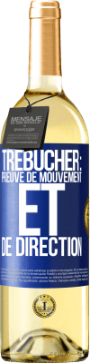 29,95 € Envoi gratuit | Vin blanc Édition WHITE Trébucher: preuve de mouvement et de direction Étiquette Bleue. Étiquette personnalisable Vin jeune Récolte 2025 Verdejo