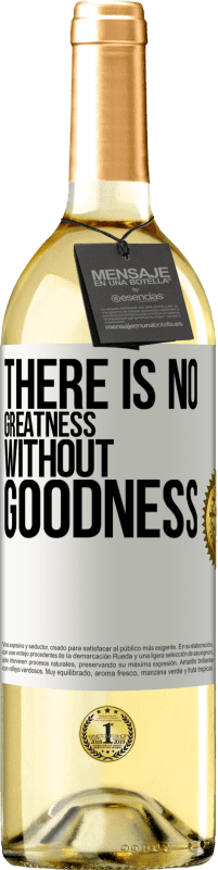 29,95 € Free Shipping | White Wine WHITE Edition There is no greatness without goodness White Label. Customizable label Young wine Harvest 2024 Verdejo