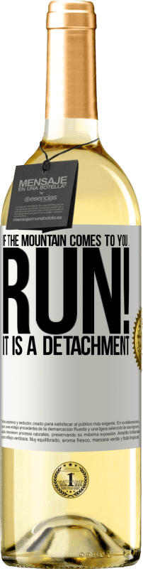 29,95 € Free Shipping | White Wine WHITE Edition If the mountain comes to you ... Run! It is a detachment White Label. Customizable label Young wine Harvest 2024 Verdejo