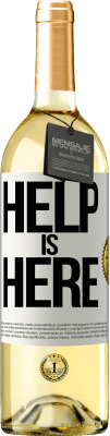 29,95 € 免费送货 | 白葡萄酒 WHITE版 Help is Here 白标. 可自定义的标签 青年酒 收成 2025 Verdejo