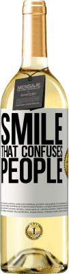 29,95 € Free Shipping | White Wine WHITE Edition Smile, that confuses people White Label. Customizable label Young wine Harvest 2024 Verdejo