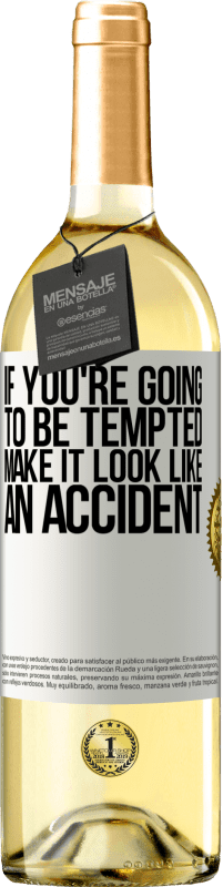 29,95 € Free Shipping | White Wine WHITE Edition If you're going to be tempted, make it look like an accident White Label. Customizable label Young wine Harvest 2025 Verdejo