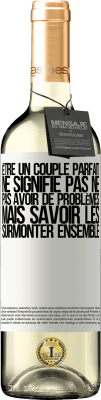 29,95 € Envoi gratuit | Vin blanc Édition WHITE Être un couple parfait ne signifie pas ne pas avoir de problèmes, mais savoir les surmonter ensemble Étiquette Blanche. Étiquette personnalisable Vin jeune Récolte 2024 Verdejo