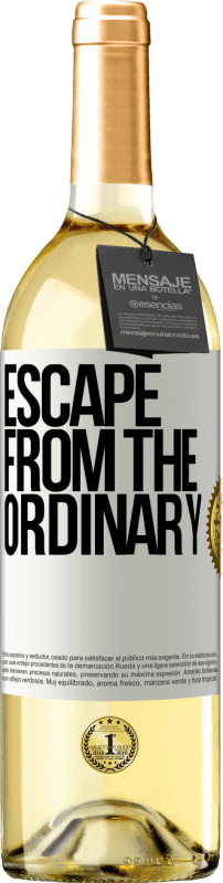 29,95 € Free Shipping | White Wine WHITE Edition Escape from the ordinary White Label. Customizable label Young wine Harvest 2024 Verdejo