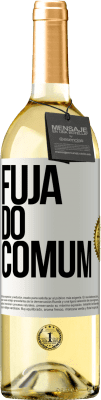 29,95 € Envio grátis | Vinho branco Edição WHITE Fuja do comum Etiqueta Branca. Etiqueta personalizável Vinho jovem Colheita 2024 Verdejo