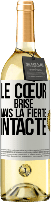 29,95 € Envoi gratuit | Vin blanc Édition WHITE Le cœur brisé. Mais la fierté intacte Étiquette Blanche. Étiquette personnalisable Vin jeune Récolte 2024 Verdejo