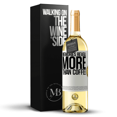 «Memories reveal more than coffee» WHITE Edition