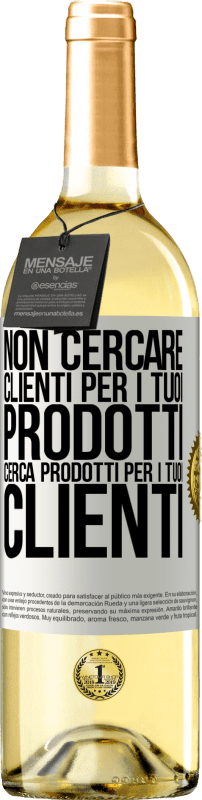 29,95 € Spedizione Gratuita | Vino bianco Edizione WHITE Non cercare clienti per i tuoi prodotti, cerca prodotti per i tuoi clienti Etichetta Bianca. Etichetta personalizzabile Vino giovane Raccogliere 2024 Verdejo