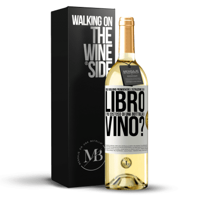 «Come vogliono promuovere l'istruzione se un libro è più costoso di una bottiglia di vino» Edizione WHITE