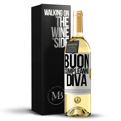 «Buon compleanno Diva» Edizione WHITE