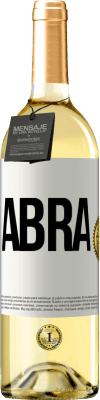 29,95 € Envio grátis | Vinho branco Edição WHITE Abra Etiqueta Branca. Etiqueta personalizável Vinho jovem Colheita 2023 Verdejo