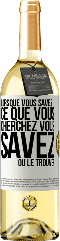 29,95 € Envoi gratuit | Vin blanc Édition WHITE Lorsque vous savez ce que vous cherchez, vous savez où le trouver Étiquette Blanche. Étiquette personnalisable Vin jeune Récolte 2023 Verdejo