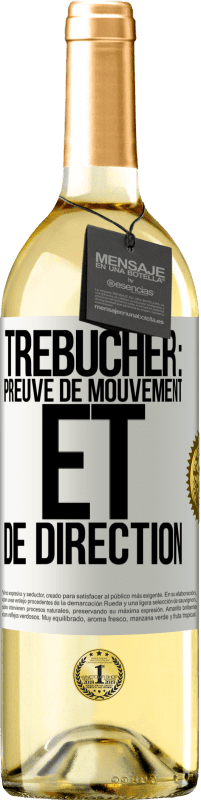 29,95 € Envoi gratuit | Vin blanc Édition WHITE Trébucher: preuve de mouvement et de direction Étiquette Blanche. Étiquette personnalisable Vin jeune Récolte 2023 Verdejo