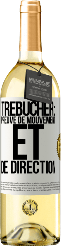 29,95 € Envoi gratuit | Vin blanc Édition WHITE Trébucher: preuve de mouvement et de direction Étiquette Blanche. Étiquette personnalisable Vin jeune Récolte 2025 Verdejo