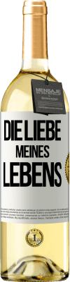 29,95 € Kostenloser Versand | Weißwein WHITE Ausgabe Die Liebe meines Lebens Weißes Etikett. Anpassbares Etikett Junger Wein Ernte 2024 Verdejo