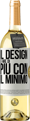 29,95 € Spedizione Gratuita | Vino bianco Edizione WHITE Il design è fare di più con il minimo Etichetta Bianca. Etichetta personalizzabile Vino giovane Raccogliere 2023 Verdejo