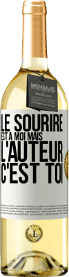 29,95 € Envoi gratuit | Vin blanc Édition WHITE Le sourire est à moi, mais l'auteur c'est toi Étiquette Blanche. Étiquette personnalisable Vin jeune Récolte 2024 Verdejo