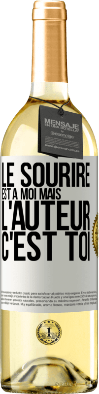 29,95 € Envoi gratuit | Vin blanc Édition WHITE Le sourire est à moi, mais l'auteur c'est toi Étiquette Blanche. Étiquette personnalisable Vin jeune Récolte 2025 Verdejo