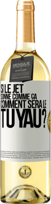 29,95 € Envoi gratuit | Vin blanc Édition WHITE Si le jet sonne comme ça, comment sera le tuyau? Étiquette Blanche. Étiquette personnalisable Vin jeune Récolte 2024 Verdejo