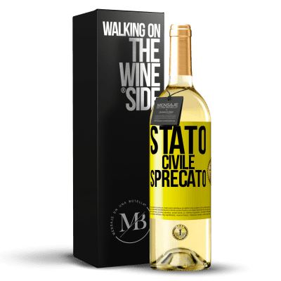 «Stato civile: sprecato» Edizione WHITE