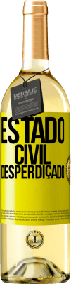 29,95 € Envio grátis | Vinho branco Edição WHITE Estado civil: desperdiçado Etiqueta Amarela. Etiqueta personalizável Vinho jovem Colheita 2023 Verdejo