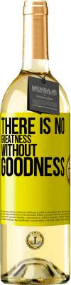29,95 € 送料無料 | 白ワイン WHITEエディション 善のない偉大さはありません 黄色のラベル. カスタマイズ可能なラベル 若いワイン 収穫 2024 Verdejo
