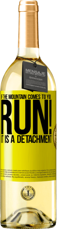 29,95 € Free Shipping | White Wine WHITE Edition If the mountain comes to you ... Run! It is a detachment Yellow Label. Customizable label Young wine Harvest 2023 Verdejo