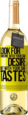 29,95 € 送料無料 | 白ワイン WHITEエディション 同じ好みではなく、同じ欲求を持つ人を探す 黄色のラベル. カスタマイズ可能なラベル 若いワイン 収穫 2025 Verdejo