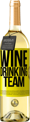 29,95 € 免费送货 | 白葡萄酒 WHITE版 Wine drinking team 黄色标签. 可自定义的标签 青年酒 收成 2024 Verdejo