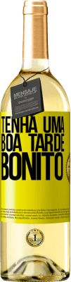 29,95 € Envio grátis | Vinho branco Edição WHITE Tenha uma boa tarde, bonito Etiqueta Amarela. Etiqueta personalizável Vinho jovem Colheita 2023 Verdejo