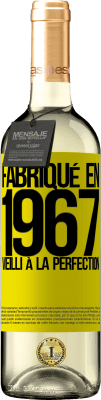 29,95 € Envoi gratuit | Vin blanc Édition WHITE Fabriqué en 1967. Vieilli à la perfection Étiquette Jaune. Étiquette personnalisable Vin jeune Récolte 2023 Verdejo