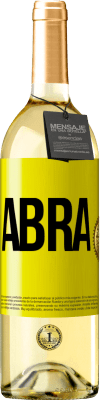 29,95 € Envio grátis | Vinho branco Edição WHITE Abra Etiqueta Amarela. Etiqueta personalizável Vinho jovem Colheita 2025 Verdejo