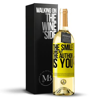 «The smile is mine, but the author is you» WHITE Edition