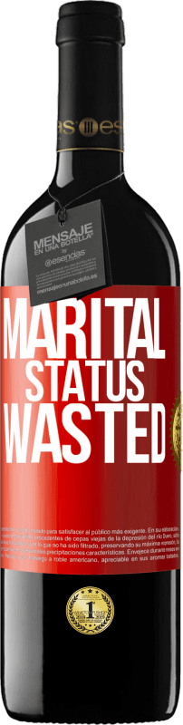 39,95 € Free Shipping | Red Wine RED Edition MBE Reserve Marital status: wasted Red Label. Customizable label Reserve 12 Months Harvest 2014 Tempranillo