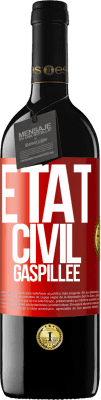 39,95 € Envoi gratuit | Vin rouge Édition RED MBE Réserve État civil: gaspillée Étiquette Rouge. Étiquette personnalisable Réserve 12 Mois Récolte 2016 Tempranillo