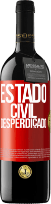 39,95 € Envio grátis | Vinho tinto Edição RED MBE Reserva Estado civil: desperdiçado Etiqueta Vermelha. Etiqueta personalizável Reserva 12 Meses Colheita 2014 Tempranillo