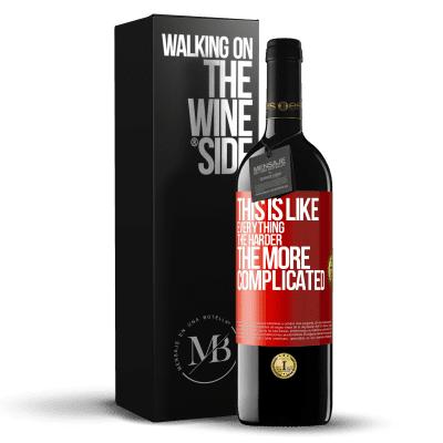 «This is like everything, the harder, the more complicated» RED Edition MBE Reserve
