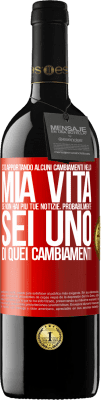 39,95 € Spedizione Gratuita | Vino rosso Edizione RED MBE Riserva Sto apportando alcuni cambiamenti nella mia vita. Se non hai più tue notizie, probabilmente sei uno di quei cambiamenti Etichetta Rossa. Etichetta personalizzabile Riserva 12 Mesi Raccogliere 2015 Tempranillo