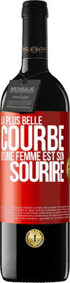 39,95 € Envoi gratuit | Vin rouge Édition RED MBE Réserve La plus belle courbe d'une femme est son sourire Étiquette Rouge. Étiquette personnalisable Réserve 12 Mois Récolte 2015 Tempranillo