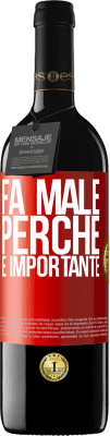 39,95 € Spedizione Gratuita | Vino rosso Edizione RED MBE Riserva Fa male perché è importante Etichetta Rossa. Etichetta personalizzabile Riserva 12 Mesi Raccogliere 2015 Tempranillo