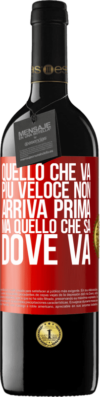 39,95 € Spedizione Gratuita | Vino rosso Edizione RED MBE Riserva Quello che va più veloce non arriva prima, ma quello che sa dove va Etichetta Rossa. Etichetta personalizzabile Riserva 12 Mesi Raccogliere 2015 Tempranillo