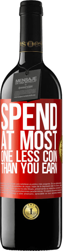 39,95 € Free Shipping | Red Wine RED Edition MBE Reserve Spend, at most, one less coin than you earn Red Label. Customizable label Reserve 12 Months Harvest 2014 Tempranillo