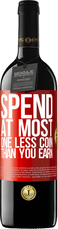 39,95 € Free Shipping | Red Wine RED Edition MBE Reserve Spend, at most, one less coin than you earn Red Label. Customizable label Reserve 12 Months Harvest 2016 Tempranillo