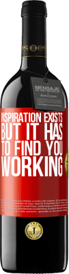 39,95 € 送料無料 | 赤ワイン REDエディション MBE 予約する インスピレーションはありますが、あなたが働いていることを見つけなければなりません 赤いタグ. カスタマイズ可能なラベル 予約する 12 月 収穫 2016 Tempranillo