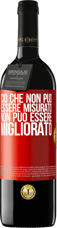 39,95 € Spedizione Gratuita | Vino rosso Edizione RED MBE Riserva Ciò che non può essere misurato non può essere migliorato Etichetta Rossa. Etichetta personalizzabile Riserva 12 Mesi Raccogliere 2015 Tempranillo