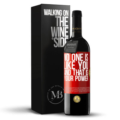 «No one is like you, and that is your power» RED Edition MBE Reserve
