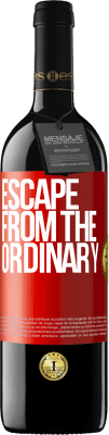 39,95 € Free Shipping | Red Wine RED Edition MBE Reserve Escape from the ordinary Red Label. Customizable label Reserve 12 Months Harvest 2015 Tempranillo